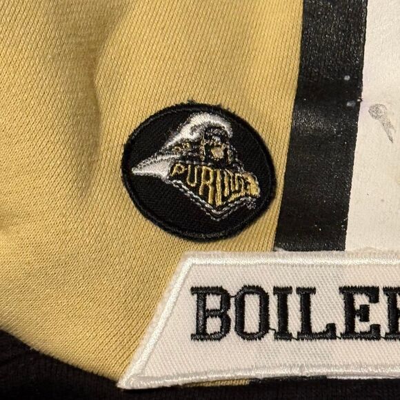 Vintage Purdue College Football Hoodie Black Medium - Picture 8 of 8
